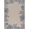 Homeroots 5 x 7 ft. Navy Reef Border Indoor & Outdoor Area Rug 396120 - alternate 1